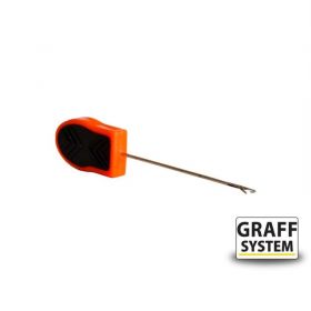Graff: Jehla na boilie Profi 7cm Fluo Oranžová