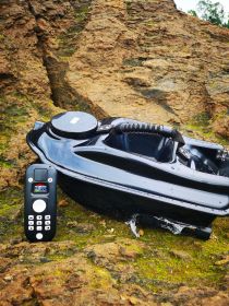 Zavážecí lodička ACTOR s GPS 10Ah baterie- Černá Boatman