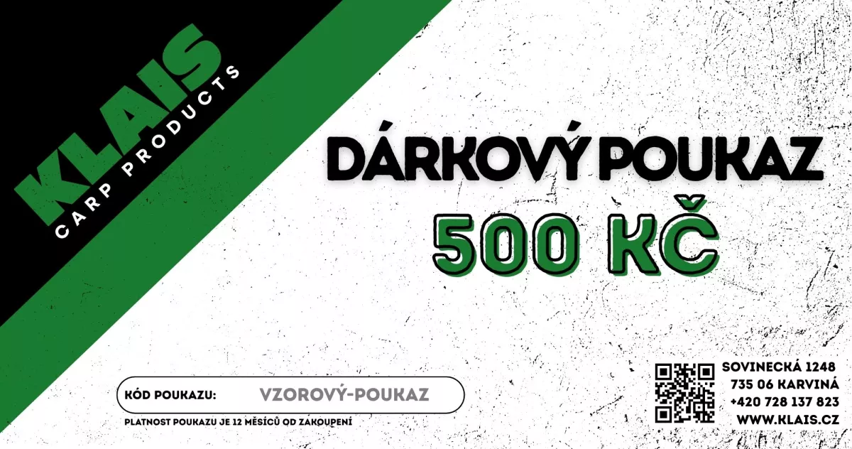 KLAIS Dárkový poukaz 500 Kč Petr Klais