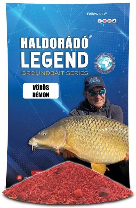 Haldorádó Vnadící směs Legend Groundbait 800g Chilli-Limetka - 800g Červený démon