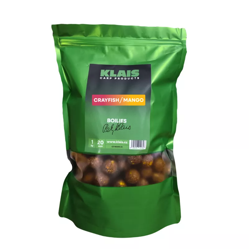 Klais Boilies Crayfish / Mango 1KG Petr Klais