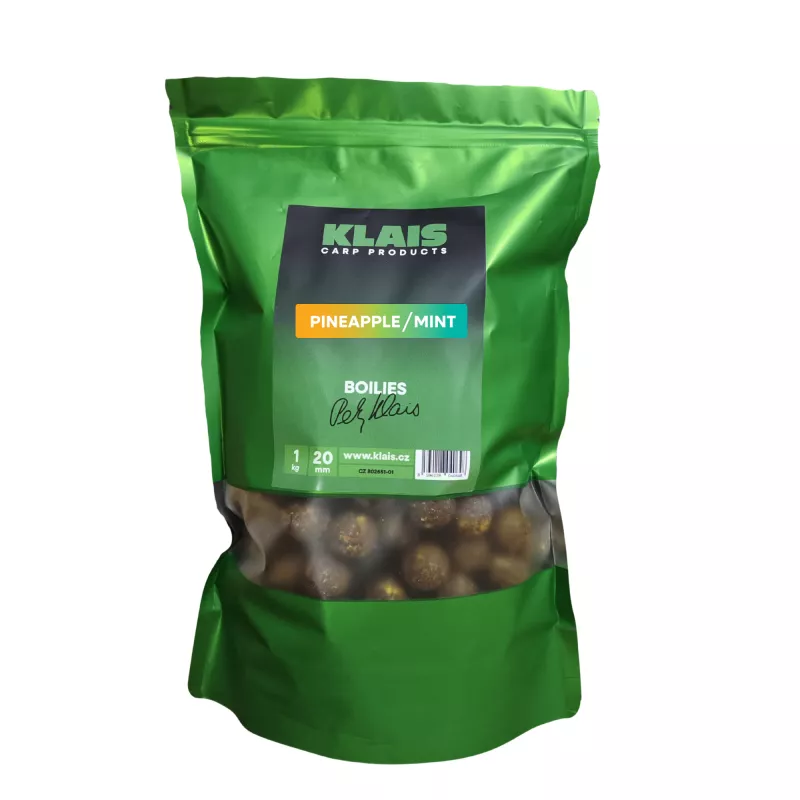 Klais Boilies Pineapple / Mint 1KG - 20mm Petr Klais