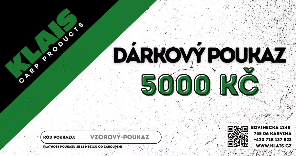 KLAIS Dárkový poukaz 5000 Kč Petr Klais