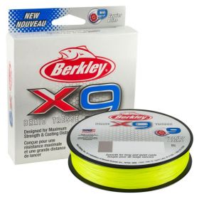 BERKLEY X9 FLUO GREEN 150m