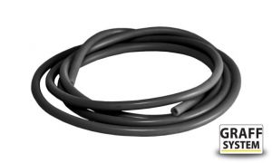 Silikonová hadička 1,5 mm černá Graffishing