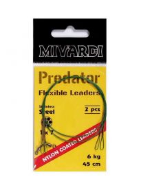 Mivardi Predator - lanko obratlík + očko | 6kg 45cm, 9kg 45cm