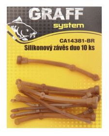 Silikonový závěs duo 10 ks Graffishing